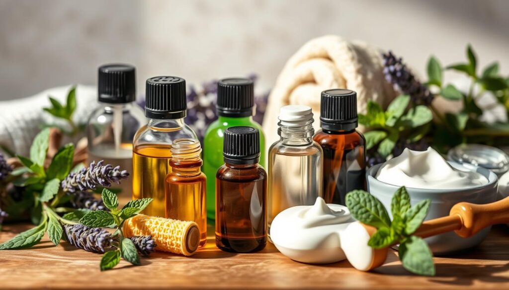 Essential oils for muscle pain